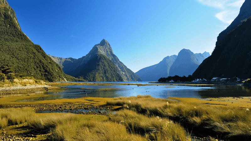 Outdoor natural environment in New Zealand
